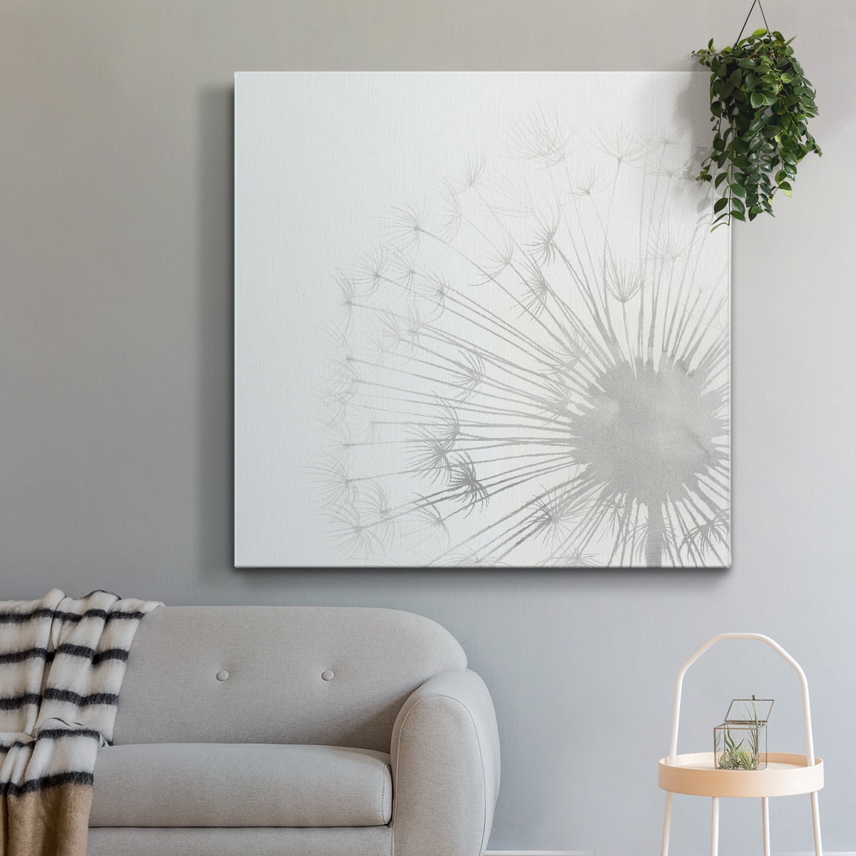 Wexford Home Dandelion Whisper II-Premium Gallery Wrapped Canvas, 40" x 40" - Ready to Hang