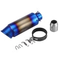 thumbnail image 1 of Universal 51mm Motorcycle Slip-on Exhaust Tailpipe, 1 of 15