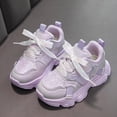 thumbnail image 2 of JUMEYU Girls Shoes Baby Sneakers Girls Boys Lightweight Breathable Mesh Shoes Size 10 (Purple,Little Kids 10), 2 of 9