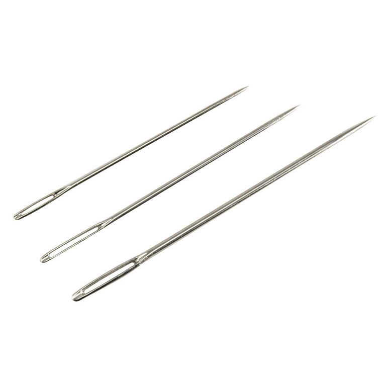 SINGER Assorted Steel Large Eye Needles with Decorative Magnet, 12