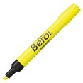 thumbnail image 1 of Surligneur-bérol, Pointe de Burin, Jaune Fluorescent, 12/pk, 1 of 2