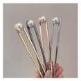 thumbnail image 3 of Elegant Imitation Pearl Shell Hairpin Simple U-Shape Metal Hair Sticks For Women Girls Fashion Bun Styling Tool Fashion Ornament, 3 of 5