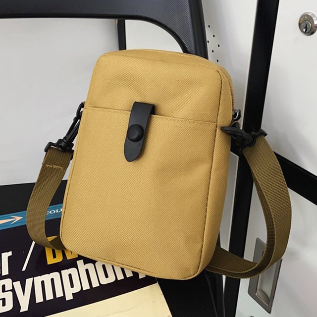 Bolso bandolera Oxford de color sólido para mujer, bandolera simple para vacaciones (caqui) Sywqhk Para Estrenar