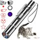 thumbnail image 1 of Juguete láser para gatos, puntero de luz LED roja, juguetes interactivos para gatos y perros de interior, largo alcance, 3 modos de proyección láser, carga USB, 1 of 5