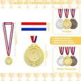 thumbnail image 2 of 15pcs Gold Silver Bronze Metal Children's Sports Medals, 2 of 7