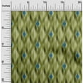 thumbnail image 2 of oneOone Cotton Silk Light Green2 Fabric Ikat Sewing Craft Projects Fabric Prints By Yard 42 Inch Wide, 2 of 4