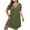 Green, variant on Oversized Dresses for Women Summer Oversized Off The Shoulder Loose-Neck Short Sleeved Over Dress