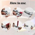thumbnail image 2 of Drainage Cleaner Combination Cutter Head Set Automatic Head Locking Head Suitable for Pipe Dredging, 2 of 5