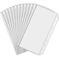 thumbnail image 3 of 12 sobres para carpetas de tamaño A5, A6, A7, con 6 agujeros, para presupuestos, carpetas transparentes con cremallera, bolsas de hojas sueltas para carpetas de presupuestos, bolsas impermea, 3 of 3