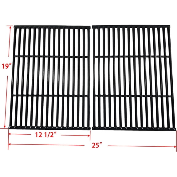 Parts DC122 19" x 25" Charmglow 810-2320 810-6320 Non-stick Polished Porcelain Coated Cast Iron Cooking Grid Replacement