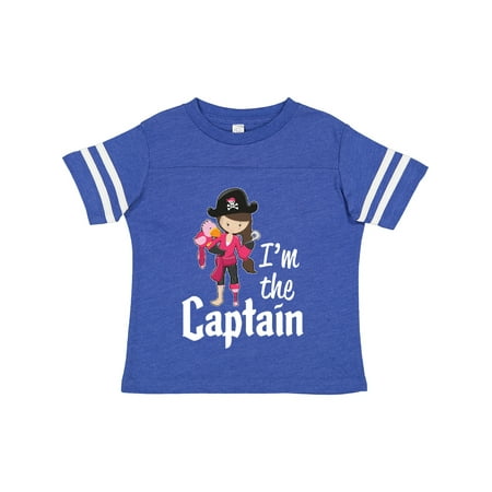 

Inktastic I m the Captain- Pirate Girl Gift Toddler Toddler Girl T-Shirt