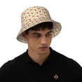 thumbnail image 4 of Fotbe Gnomes Autumn Sombrero Tipo Pescador con Estampado – Sombrero de Sol de Algodón de Moda para Playa, Golf, Pesca, 4 of 6