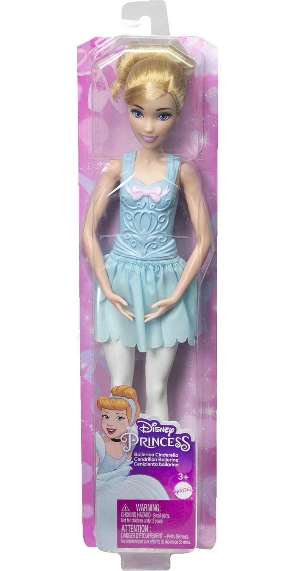 Disney Princess Ballerina Cinderella Fashion Doll with Posable Arms and  Legs for Ballet Pretend Play