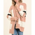 thumbnail image 4 of Fesfesfes Women Sweater Casual V-Neck Long Sleeve Fall Sweater Cardigan Blouse Tops Plus Size $10, 4 of 9