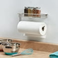 thumbnail image 2 of iDesign Classico Steel Wall Mount Paper Towel Holder with Shelf, Satin, 2 of 5