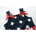 thumbnail image 2 of FEDPOP 4th of July Dresses for Toddler Girls Summer Sleeveless Dress 6T, 2 of 6