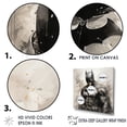 thumbnail image 3 of Designart "Minimalist Depiction Of Superheroes In Darkness" Superheros Wall Decor, 3 of 7