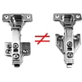 thumbnail image 4 of Berta Full Overlay 90 Degree Restricted Opening  Clip On Concealed European Face Frame Cabinet Door Hinges  (10 Pack), 4 of 6