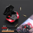 thumbnail image 5 of Wireless Earbuds Bluetooth Headphones Over Ear Buds 90H Playback IPX7 Waterproof Sports Earphones Deep Bass with Wireless Charging Case Dual LED Power Display Earhooks Headset for Running,Black, 5 of 9
