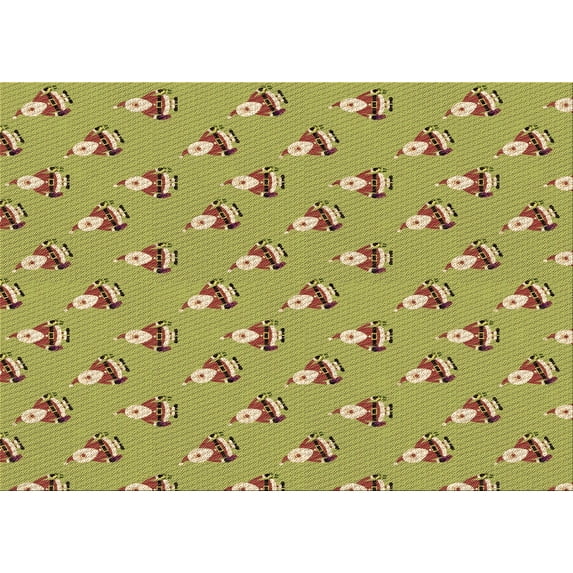 Ahgly Company Indoor Rectangle Patterned Golden Brown Yellow Area Rugs, 2' x 5'
