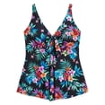 thumbnail image 4 of PMVFHDE Plus Size Swimsuit For Women Flowy Printed Tankini Top With Adjustable Straps And Matching Full Coverage Bottoms, 4 of 4