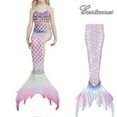 thumbnail image 2 of Children\'s Mermaids Swimsuit Princess Clothes, 2 of 5