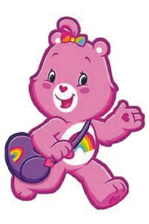 Care Bears Colorful Rainbow 3D Window Wall Sticker Kids Decals Party Decor Gifts 