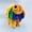 Non-magnetic opening lion (same style as in the hair quality picture), variant on Assorted Cute & Spooky Stuffed Plush Figures Rainbow String Two-Headed Monster Piano Print Dinosaur Pink Bow Bunny Alien TV Robot Square Bone Bow Flower Jester Fruit Animal Insect Clock Head Spider S