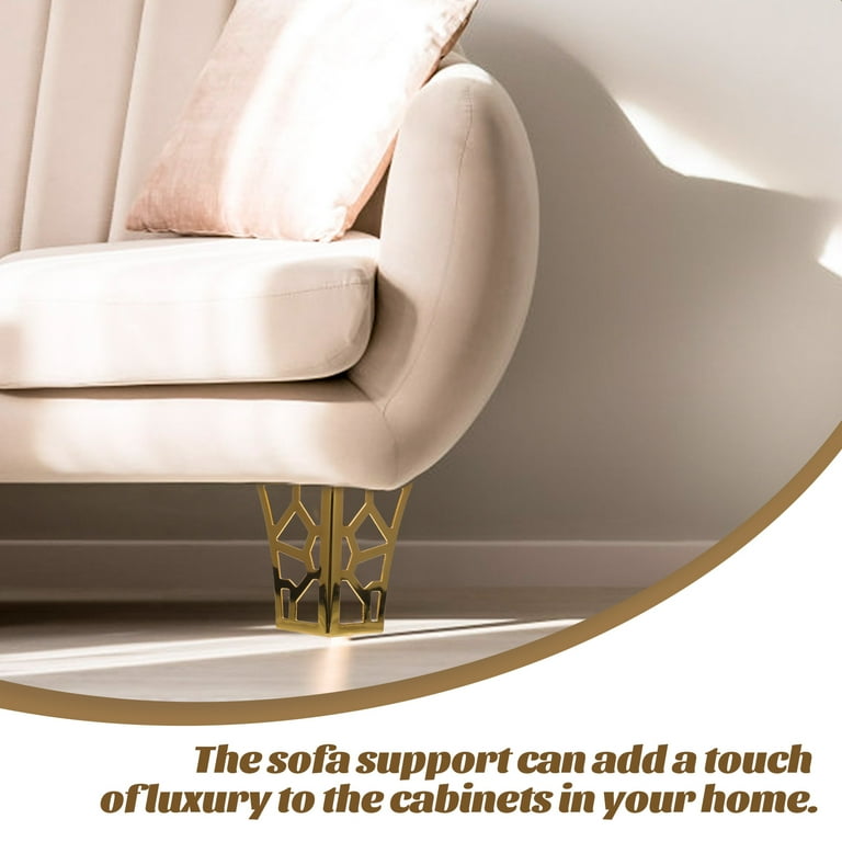 HONITANO 4Pcs Golden Iron Furniture Leg for Dresser Feet Modern Style  10.0x9.5x5.0in - Walmart.com