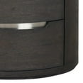 thumbnail image 4 of Osko Nightstand- 2 Storage Drawers- Nickel Trim, 4 of 6