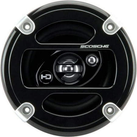 Scosche HD4003 - 4" 3-Way, Car Speakers Car Speakers (Pair)