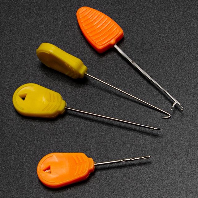 Aparejo de pescar Boilies de pesca de carpa 4 Uds. línea de cebo agujas de cebo herramientas de aparejo FLhrweasw Nuevo