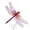 F, variant on HuiXinOu Simulated Colorful Dragonfly Hanging Ornament Outdoor Mosquito Repellent Decor Model with Pin and Rope for Yard Garden Home Decor