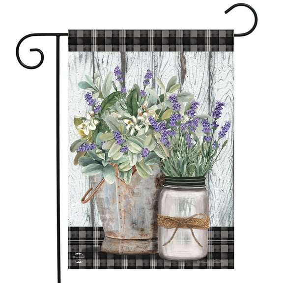 Briarwood Lane Farmhouse Flowers Spring Garden Flag