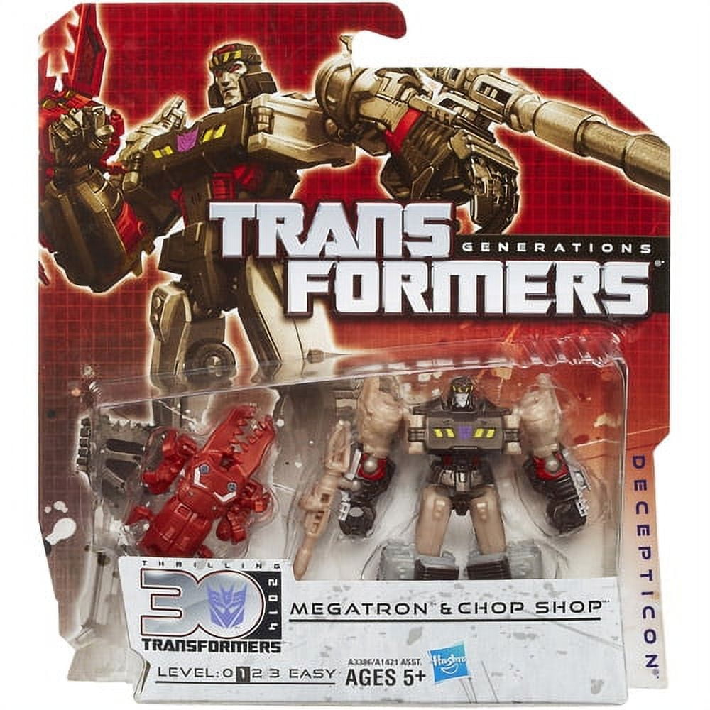 Transformers Generations Legends Class Megatron and Chop Shop