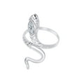 thumbnail image 3 of AFFY Cubic Zircinia Snake Womens Band 14k White Gold Over 925 Sterling Silver, 3 of 4