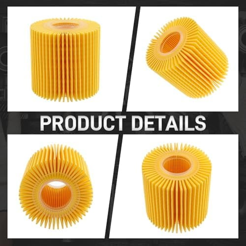 Engine Oil Filter - 6 Pack Compatible with Toyota Camry 2007-2017, Lexus, Scion, RAV4, Highlander$$Vehicle Parts & Accessories