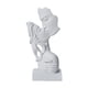 thumbnail image 1 of Escultura de pareja besándose, figura de amor, adorno de cumpleaños, estatua de pareja besándose Blanco, 1 of 9