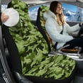 thumbnail image 2 of Uorisanigo Car Seat Covers Front Set 2 Packs, Washable Green Camo Print Front Seat Covers, Universal Fit Interior Cover for Most Vehicles, Breathable Auto Accessories, 2 of 7