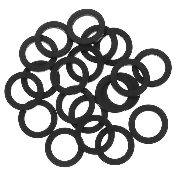 Pretyzoom 20Pcs Rubber Hose Washers Replacement Gasket Rings for Leak Proof Garden Water Hose Sealing