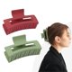 thumbnail image 1 of Hair Claw Clips, Hair Accessories for Women and Girls Thin Hair, Strong Hold Hair Clip (3.5 inch, Matte Light Green+ Red), 1 of 4