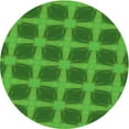 thumbnail image 1 of Ahgly Company Indoor Square Patterned Green Area Rugs, 3' Square, 1 of 6