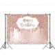 thumbnail image 2 of Fondo de fiesta de cumpleaños rosa dorado con diamantes brillantes, fondo de feliz cumpleaños para niñas, dulces 16, 18, 21, decoraciones para fiesta de cumpleaños, suministros para mesa de pastel, pancarta de 7x5 pies Rojo Verde, 2 of 5