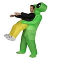 thumbnail image 2 of Adult Inflatable Alien Carrying Human Costume, One Size Fits 4.9–6.2Ft with Fan, 2 of 4