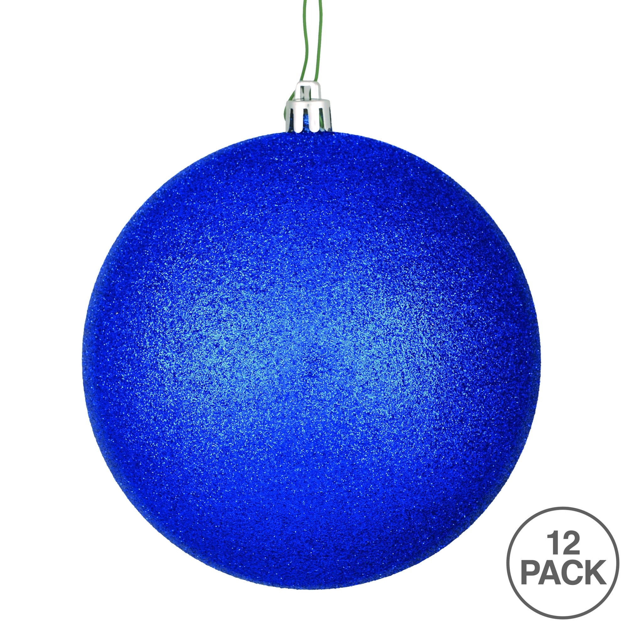 Vickerman 2.75" Midnight Blue Glitter Ball Ornament, 12 per Bag