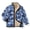 Camo Blue, variant on FKELYI Kids Fleece Jacket Halloween Mushroom Spiderweb Print, 2Y, Lightweight Faux Sherpa Lined Jacket, Windproof Stans-Up Collar, Warm Coat with Pockets, Autumn Winter Coat, Soft Layering