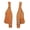 Tan/Turquoise, variant on Horse  Western Adult Roughout Buckstick Replacement Saddle Fenders 5237WH