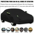 thumbnail image 5 of 190T Universal Full Sedan Car Cover, Waterproof Sunscreen Anti UV Dustproof Protection, L - 470x180x150cm (185x71x59in), 5 of 10