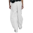 thumbnail image 7 of GUACER Womens Wide Leg Cargo Pants High Waisted Elastic Casual Trousers with Knee Detail Streetwear Fashion Pants, 7 of 7
