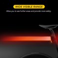 thumbnail image 2 of Mini Bike Tail Light USB Rechargeable LED Rear Bike Light Helmet Backpack LED Lamp Safety Warning Strobe Light, 2 of 8